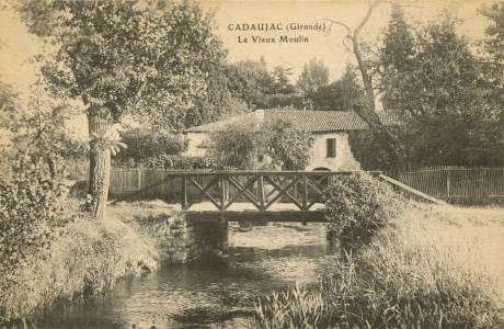 photo du Moulin de Maucaillou ou moulin Noir